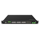 Управляемый коммутатор L2+ в стойку 19" c 4 слотами 1/10GBase-X SFP+, 8 Combo-портами (10/100/1000BaseTX или 100/1000BaseSFP), 16 слотами 100/1000Base