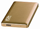 Внешний корпус для HDD AgeStar 31UB2A16 SATA алюминий золотистый 2.5"