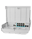 Уличный коммутатор MikroTik netPower Lite 7R with 8 x Gigabit Ethernet ports (7 with Reverse POE-in, 1 with PoE-OUT), 2 x SFP+ cages, SwitchOS, outdoo