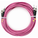 Cabeus FOP-50-OM4-FC-ST-20m Шнур оптический duplex FC-ST 50/125 mm OM4 20м LSZH