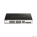 D-Link DGS-1210-20/FL2A Управляемый L2 коммутатор с 16 портами 10/100/1000Base-T и 4 комбо-портами 100/1000Base-T/SFP
