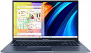 Ноутбук Asus VivoBook X1502ZA-BQ875 Core i3 1220P 8Gb SSD512Gb Intel UHD Graphics 15.6" FHD (1920x1080) noOS blue WiFi BT Cam (90NB0VX1-M017F0)