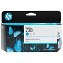 Картридж Cartridge HP 738 для DJ T850/T950, голубой, 130 мл