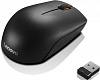 Мышь Lenovo 300 Wireless черный/оранжевый оптическая (1000dpi) беспроводная USB для ноутбука (2but)