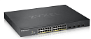 Коммутатор Zyxel Networks Smart L3 Lite PoE+ Zyxel NebulaFlex XGS1930-28HP, rack 19", 24xGE PoE+, 4xSFP+, бюджет PoE 375 Вт