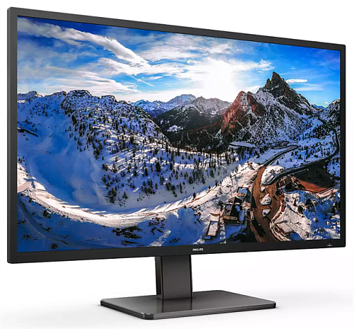 43" Philips 439P1 3840х2160@60Гц VA W-LED 16:9 MultiView 4ms 2*HDMI2.0 1*HDMI1.4 DP 1*USB-C 3xUSB3.2 RJ45 RS232 50M:1 4000:1 178/178 400cd Tilt HAS Sw