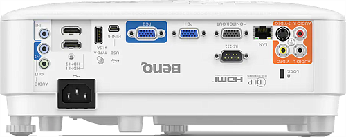 BenQ Projector MW826STH DLP, 1280x800 WXGA, 3500 AL, 20000:1, 0.49 T/R, HDMIx2, VGAx2, Audio-in-2, Sound 10W, USB Power, Lan-control, Digital shrink a