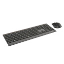 Клавиатура + мышь Rapoo 9500M клав:черный мышь:черный USB беспроводная Bluetooth/Радио slim [18892]