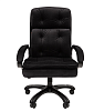 Chairman 442 ткань R 015 черный (черный пластик)