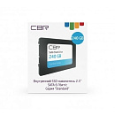 SSD CBR SSD-240GB-2.5-ST21, Внутренний SSD-накопитель, серия "Standard", 240 GB, 2.5", SATA III 6 Gbit/s, Phison PS3111-S11, 3D TLC NAND, R/W speed up to