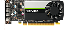 Видеокарта встроенная/ NVIDIA T600 4 GB GDDR6 LP Blower Fan 4mDP PCIe x16 Graphics