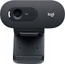 Камера Web Logitech C505 черный 1.2Mpix (1280x720) USB2.0 с микрофоном для ноутбука (960-001364)