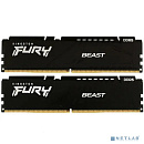 Kingston DRAM 16GB 6000MT/s DDR5 CL40 DIMM (Kit of 2) FURY Beast Black KF560C40BBK2-16