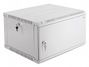 Шкаф коммутационный ЦМО ШРН-Эконом (ШРН-Э-6.350.1) настенный 6U 600x350мм пер.дв.металл 85кг серый 300мм 11кг 180град. 345мм