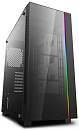 Блок питания DEEPCOOL MATREXX 55 V3 ADD-RGB без БП, большое боковое окно, RGB LED спереди, черный, ATX