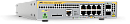Коммутатор Allied Telesis L2+ managed switch, 8 x 10/100/1000Mbps POE+ ports, 2 x SFP uplink slots, 1 Fixed AC power supply