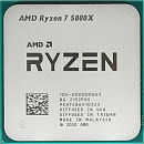 CPU AMD Ryzen 7 5800X BOX (100-100000063WOF) {3,80GHz, Turbo 4,70GHz, Without Graphics AM4} BOX (без кулера)