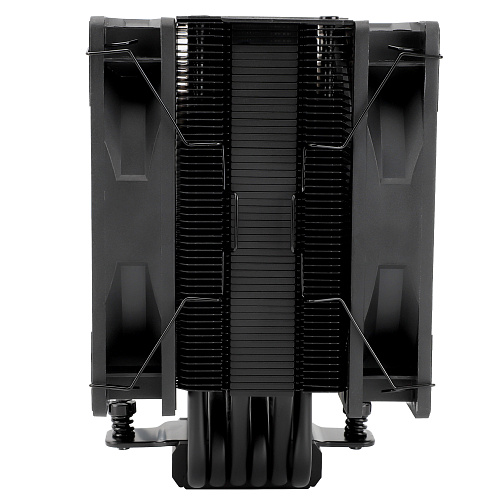 Кулер для процессора/ Thermalright Burst Assasin 120 EVO Dark (4-pin PWM, 156mm, Ni/CU, 6x6mm, 2x120mm, 66.17CFM, 25.6dBA, 1550RPM, S: 1700, 1200,
