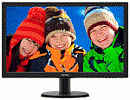 23,6" Philips 243V5LHAB 1920x1080 TN LED 16:9 5ms VGA DVI-D 1xHDMI 10M:1 170/160 250cd Speakers Audio-out/Headphones Black (замена 243V5LHAB5/01/00)