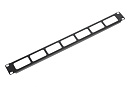 Органайзер кабельный Органайзер кабельный горизонтальный 19" 1U с окнами для кабеля