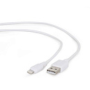 Filum Кабель USB 2.0, 1 м., белый, 2 А, разъемы: USB A male - Lightning male, пакет. [FL-C-U2-AM-LM-1M-W] (894187)