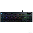 920-008991 Logitech Клавиатура G815 carbon GL Tactile игровая механическая черный USB Multimedia LED