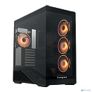Case HSPD F711, Panoramic Full Tower, Black, TG, 0.7 SPCC, 4x120mm ARGB (FN027) ATX, mATX, mITX 190/420/280mm 2x2.5", 2x3.5", 7xPCI 1xUSB-A 3.0, 1xUSB