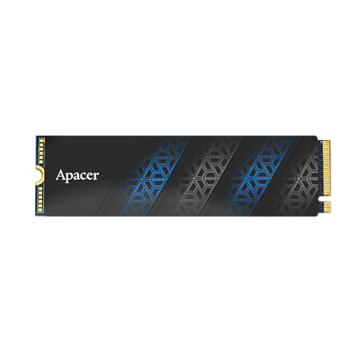 SSD APACER AS2280P4U PRO 256Gb M.2 2280 PCIe Gen3x4, R3500/W1200 Mb/s, 3D NAND, MTBF 1.8M, NVMe, 170TBW, Retail, Heat Sink, 5 years (AP256GAS2280P4UP