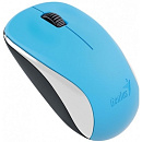 Genius Мышь NX-7000 Blue { оптическая, 1200 dpi, радио 2,4 Ггц, 1хАА, USB} [31030016402]