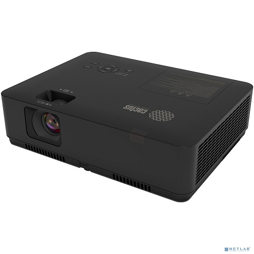 Cactus CS-S3.B Проектор черный {Cactus CS-S3.B 3LCD 43000Lm LS 4300Lm ANSI (1280x1024) 15000:1 ресурс лампы:10000часов 1xUSB typeA 2xHDMI 4.7кг}