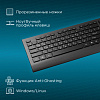 Клавиатура Оклик 155M черный USB slim (подставка для запястий) (1678057)