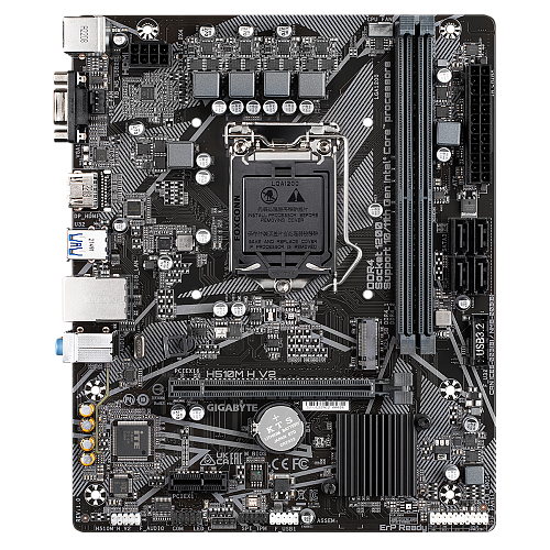 Материнская плата/ MB GIGABYTE INTEL H470 s1200, 2xDDR4(64GB), D-SUB/HDMI 1.4, 1xPCIe 3.0x16, 1xPCIe 3.0, 1xLAN, 4xSATA 6Gb/s, 1xM.2, 2xUSB 3.2,