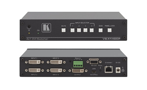 Коммутатор Kramer Electronics VS-41HDCP 4х1 DVI-D, с поддержкой HDCP