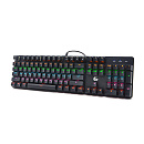 Клавиатура механическая Gembird KB-G530L {USB, чёрн, Outemu Blue, 104 кл., Rainbow, 9 реж., 1,5м}