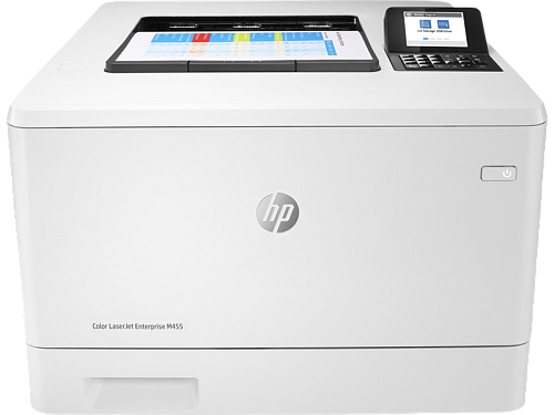HP Color LaserJet Enterprise M455dn (A4, 600x600 dpi, 27(27)ppm, 1,25Gb, 2trays 50+250, Duplex, USB/GigEth, cart. in box B 2400, CMY 2100, drivers/sof