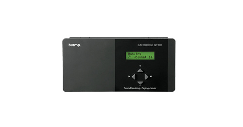 Аудио процессор BIAMP [Qt 100] (CAMBRIDGE) модуль управления шумовой завесой, для небольших помещений площадью до 1100 м2