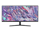 Монитор Samsung 34" ViewFinity S5 S50GC S34C500GAI (VA 21:9 3440x1440x100Hz 5ms 300cd 3000:1 178/178 DP; 2xHDMI Tilt VESA Black