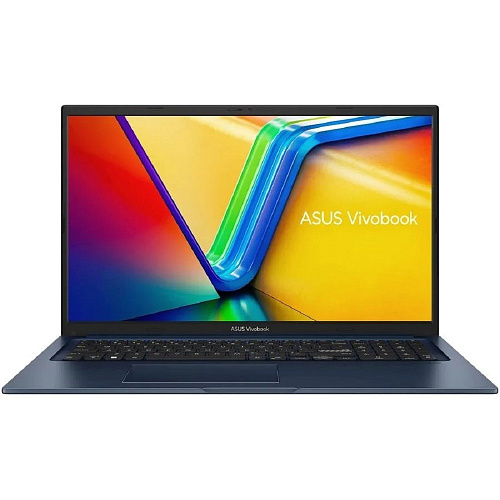 asus vivobook 17 x1704za-au333 [90nb10f2-m00dh0] quiet blue 17.3" {fhd i3 1215u(1.2ghz)/8192mb/512pcissdgb/ uhd graphics/dos}