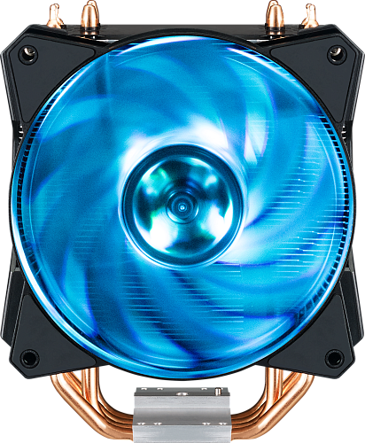 Кулер для процессора/ Cooler Master MasterAir MA410P (150W, 4-pin, 158.5mm, tower, Al/Cu, RGB, fans: 1x120mm/66.7CFM/30dBA/2000rpm, 1200/115X/2066