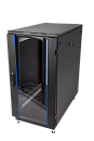 ЦМО Шкаф телекоммуникационный напольный 18U (600x800) дверь стекло, цвет чёрный
