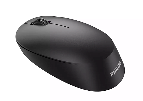 Philips Беспроводная Мышь SPK7407 2,4 GHz, Bluetooth 3.0/5.0, 4 кнопки 1600dpi, бесшумная Чёрный