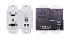 Настенный передатчик HDBaseT Infobit [WP210-T], 2 группы US Decora. HDMI 2.0 18,0 Гбит/с, 70 м для 1080p, 40 м для 4K/60 Гц, HDCP2.2, PoC, двунаправле