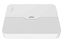 Видеорегистратор IP 16-ти канальный 4K с 8 PoE портами; Входящий поток на запись до 64Мбит/с; Поддерживаемые форматы сжатия: Ultra 265/H.265/H.264; З