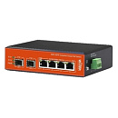 WI-PS306GF-I Промышленный неуправляемый коммутатор 4 PoE портов 1000Base-T + 2 SFP, Watchdog