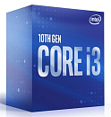 CPU Intel Core i3-10100 (3.6GHz/6MB/4 cores) LGA1200 BOX, UHD630 350MHz, TDP 65W, max 128Gb DDR4-2666, BX8070110100SRH3N, 1 year