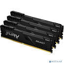 Kingston DRAM 64GB 3600MHz DDR4 CL18 DIMM (Kit of 4) FURY Beast Black KF436C18BBK4/64