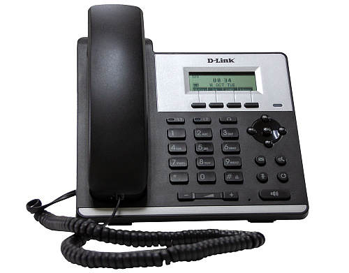 IP-телефон/ DPH-120SE VoIP PoE Phone, 100Base-TX WAN, 100Base-TX LAN, w/o power adapter