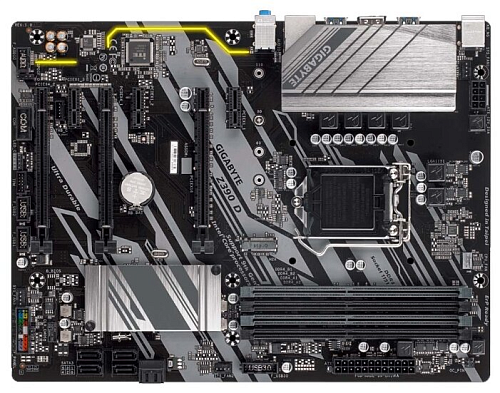 Gigabyte Z390 D // 1151, Z390, 4xDDR4-2666, HDMI, 3xPCI-Ex16, 3xPCI-Ex1, 6SATA3 RAID 0,1,5,10, 1xM.2, 8Ch Audio, GLan, USB2.0, USB3.1, 2xPS/2, ATX, RT