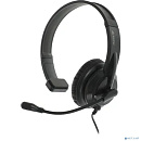 Наушники с микрофоном A4Tech HU-11 черный 2м накладные USB оголовье (HU-11/USB/BLACK)