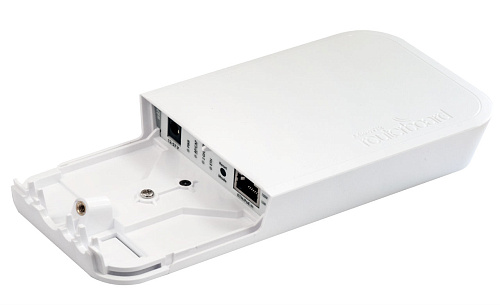 Точка доступа [RBwAP2nD] Mikrotik wAP (White) компактная уличная, в корпусе белого цвета: 2.4 ГГц, MIMO 2x2, 22 дБм, 2 дБи, потребление 4Вт